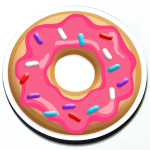 Donut - Cute Doughnut Grill Grille Badge Magnet for MINI Cooper - Picture 1 of 3