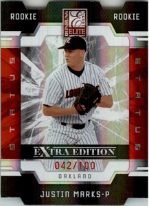 2009 Donruss Elite Extra Edition Status #103 Justin Marks /100