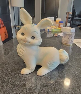 Vintage Edward Mobley Pinkie Blinking Eyes Bunny Rabbit Squeak Toy 1961 - Picture 1 of 4