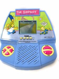 Vintage The Simpsons  Handheld Electronic LCD Video Game Tiger 1990