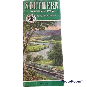 Southern Railway System tren de pasajeros horarios 11 de mayo 1958 colección ferroviaria - Imagen 1 de 10