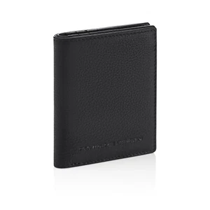 Men card wallet Porsche Design Business slim long rfid billfold in black leather - Picture 1 of 2