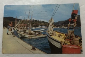 Escena Warterfront en Santo Tomás, Islas Vírgenes. Postal (L2) - Imagen 1 de 2