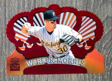 Warren Morris 2000 Crown Royale Baseball 113 Red Pittsburgh Pirates Card