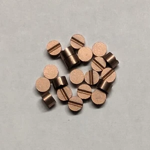 Cepillos CuGr con muescas OS3 (10 pares) para chasis Tjet, TFX, Wizzard, tablero, AW - Imagen 1 de 2