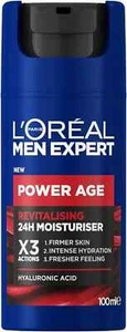 NEW L'Oréal Men Expert Power Age Moisturiser, Hydrating & 100 ml (Pack of 1) - Picture 1 of 5