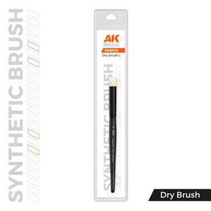 Dry Large Synthetic Brush AK Interactive AKB025 Hobby Tool - Picture 1 of 3