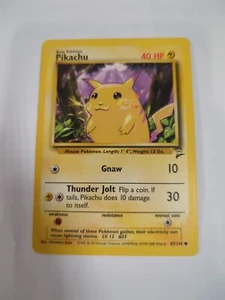 2 2000 Pokemon Pikachu 87/130 Common Base Set 2 / Top Zustand  - Bild 1 von 4
