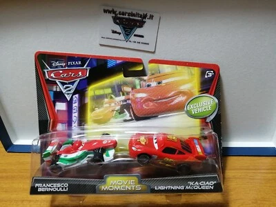 F.Bernoulli/Saetta McQueen"Ka-Ciao Francesco Cars2 2011-Bl.dopp.Matt. 1/55 metal - Immagine 1 di 2