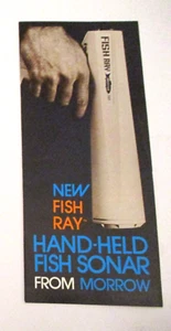 NOS VINTAGE 1980 MORROW FISH RAY HAND-HELD SONAR FISHING SALES BROCHURE - Picture 1 of 3