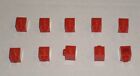 LEGO NEUF 1x1 goujon en brique rouge sur 1 côté (10x) 4558886 brique 87087
