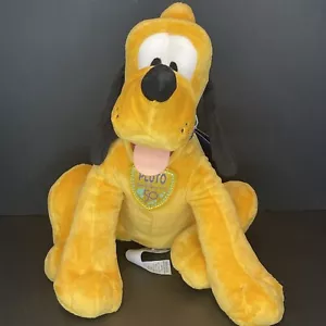 2021 Walt Disney World Parks - Peluche Pluto Celebrazione 50° Anniversario - Nuovo con etichette - Foto 1 di 8