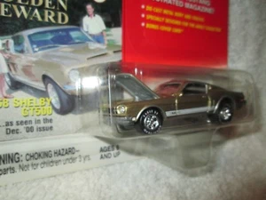 JOHNNY LIGHTNING 1968 ford mustang shelby GT500  mustang illustrated magazine - Picture 1 of 4