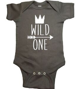 Where The Wild Things Are Baby One Piece "Wild One Crown" Bodysuit