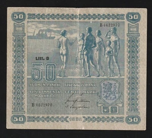 Finland 50 Markkaa 1939, P-72a, Banknote - Picture 1 of 2