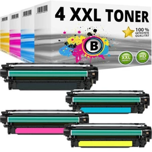 4 XL TONER für HP Color LaserJet CP 3520 CM 3530 FS MFP 3525DN 3525N 3525X DN N - Afbeelding 1 van 9