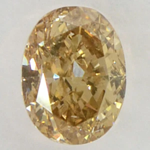 Oval Shape Diamond Real Natural Fancy Brown Loose 1.04 Carat SI1 IGI Certificate - Picture 1 of 7