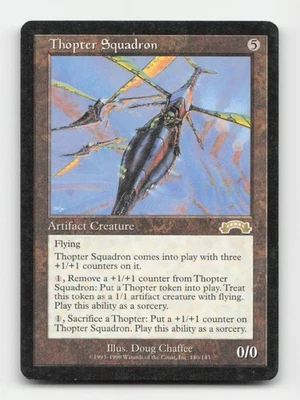 Thopter Squadron Exodus #140 Magic the Gathering Rare - Image 1 of 2