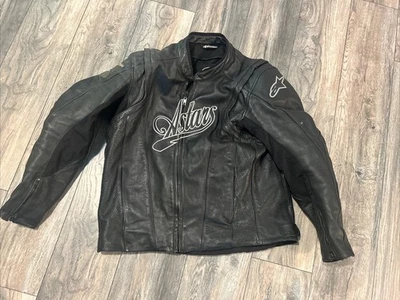 Chaqueta de cuero negra para motocicleta Alpine Stars Body Armour para hombre XL pesada Foto 1 de 4