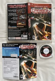 Need for Speed Carbon (PlayStation Portable Psp) CIB Complete Manual Tested