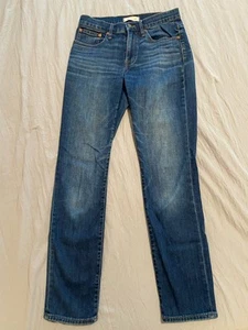 Madewell Women’s Blue Jeans, Slim Boyjean, Size 24 - Picture 1 of 6