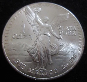 MDS MEXICO LIBERTAD 1983, 1 ONZA PLATA # - Imagen 1 de 2