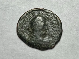 ⚔️ Ancient Rome-Æ4 Follis Theodosius I 379-383 AD-Votive Legend Within Wreath - Picture 1 of 8