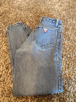 GUESS Georges Marciano Vintage 1980s High Waist Mom Jeans ANKLE ZIP Size 27 - Image 1 of 4