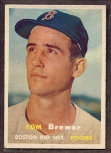 1957 Topps Set-Break #112 Tom Brewer EX-EXMINT *JAYSACE* - Picture 1 of 2