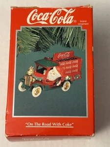 1996 Coca Cola Holiday Ornament Enesco Vintage Coke Delivery Truck Christmas HW3 - Picture 1 of 7