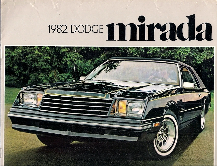 Dodge Mirada 1982 США рынок продаж брошюра 3.7 и 5.2 V8 - Изображение 1 из 1