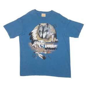 Camiseta para hombre The Mountain Wolves azul XL - Imagen 1 de 6