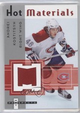 2005-06 Fleer Hot Prospects Hot Materials Andrei Kostitsyn #HM-AK Rookie RC