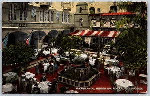 Vtg Riverside California CA Spanish Patio Mission Inn Hotel 1910s View Postcard - Bild 1 von 2