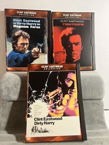 Clint Eastwood COP Collection Dirty Harry Magnum Force Tightrope DVD VG - Imagen 1 de 4