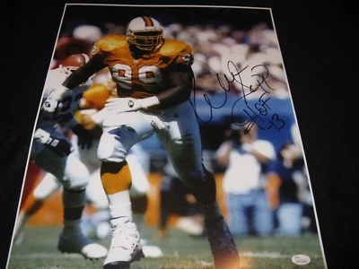 Warren Sapp Tampa Bay Bucs Signed 16x20 Photo JSA - Image 1 of 2