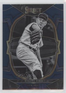 2023 Panini Select Concourse Blue Prizm Whitey Ford #99 HOF