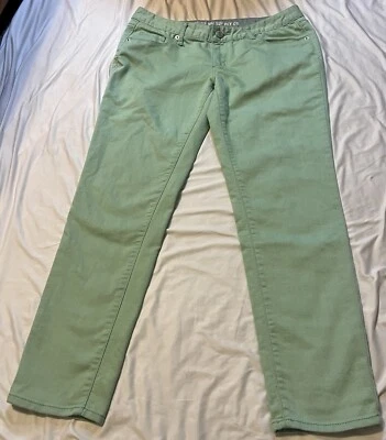 Pantalones ajustados al tobillo verde pastel Mossimo Supply Co. para mujer talla 13 - ajuste 6 Foto 1 de 4