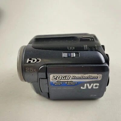 JVC Everio Hard Disk Camcorder Black Gray 2.5" Display 20GB 25x Optical Zoom - Image 1 of 4