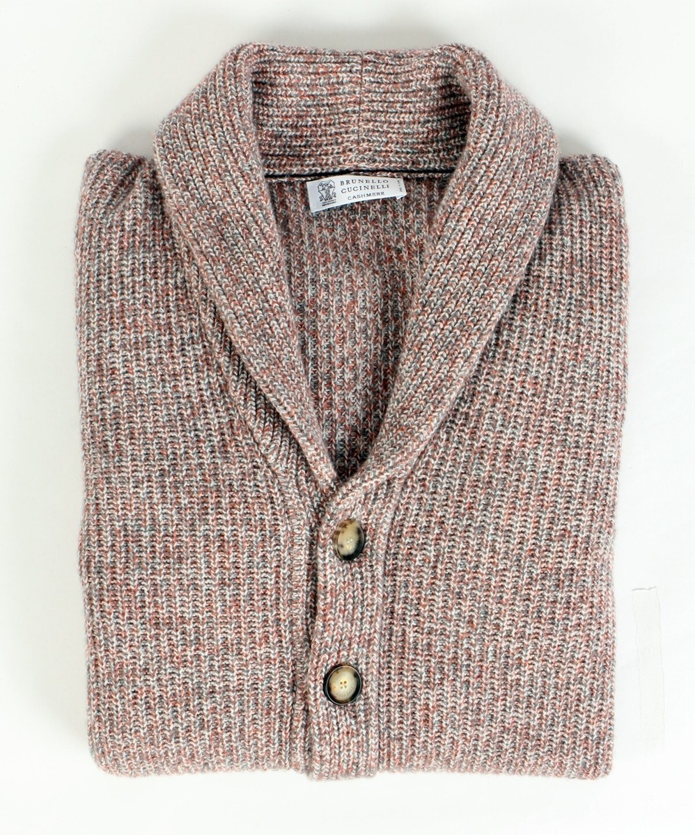 【関税込み】BRUNELLO CUCINELLI Shawl cardigan 関税込み】BRUNELLO CUCINELLI Shawl neck cardigan Brunello