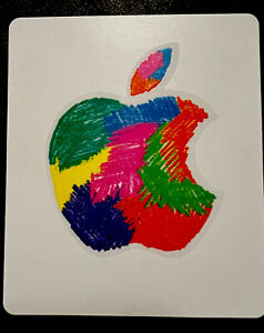 Apple Logo Decal - Genuine Multi Color Apple Product. 2.25” X 2.5” Self Adhesive