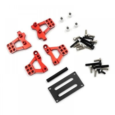 Yeah Racing TR4M-015RD Aluminum Front & Rear Shock Mount Set for Traxxas TRX-4M - Image 1 of 3
