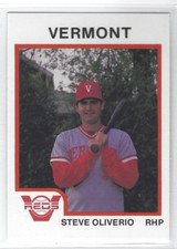 1987 Vermont Reds (Double A-Cincinnati Reds) Steve Oliverio
