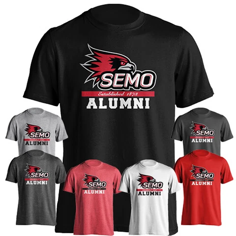 Southeast Missouri State University Redhawks Alumni Logo  T-Shirt Cover