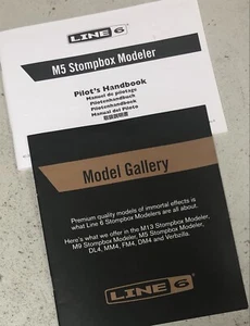 Line 6 M5 Pilots Handbook Instruction Manual & Model gallery - Picture 1 of 1