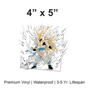 Anime Luchador Dragón Dibujos Animados Vinilo Parachoques Waifu Pegatina Manga Impermeable - Imagen 1 de 2