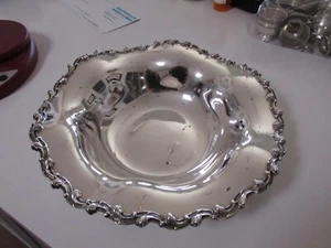 Large Sterling Silver Serving Bowl - Picture 1 of 9