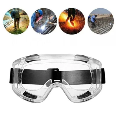 Safety Goggles, Anti-Fog Protective Safety Glasses, Lab Work Eye Protective Lens