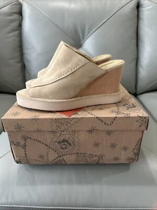 Free People Running In Wedges Cafe Size 8.5 Women’s Heels - Picture 1 of 7