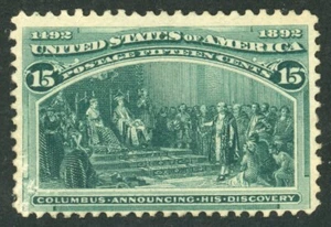 US Stamp #238 Columbian Exposition 15c - MNG - CV $100.00 - Picture 1 of 2